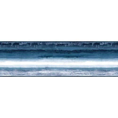 RoomMates 9in Blue Prepasted Wallpaper Border at