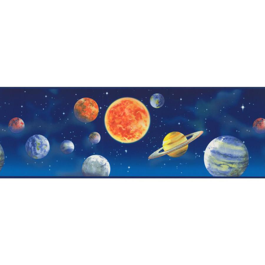 Inspired By Color LK1620B 9-in Multicolor Prepasted Wallpaper Border