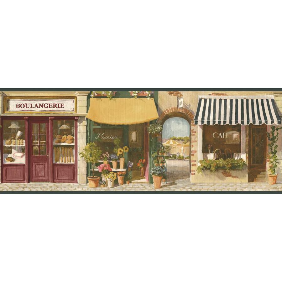 Inspired By Color EU4782B 9-in Multicolor Prepasted Wallpaper Border