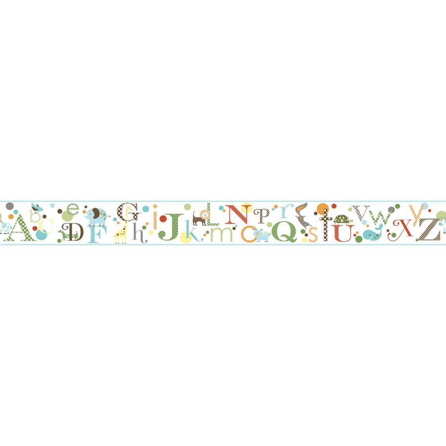 Inspired By Color JE3502BD 9-in Multicolor Prepasted Wallpaper Border