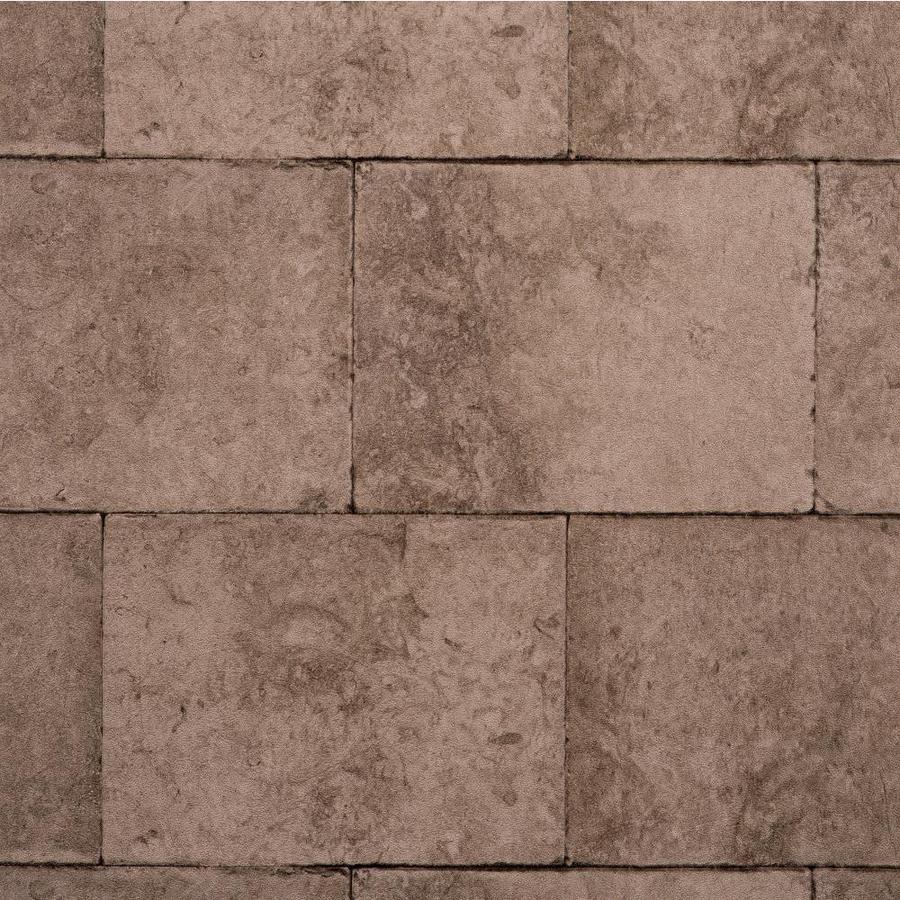 York Wallcoverings Modern Rustic Brown, Stone and Brick Vinyl Textured