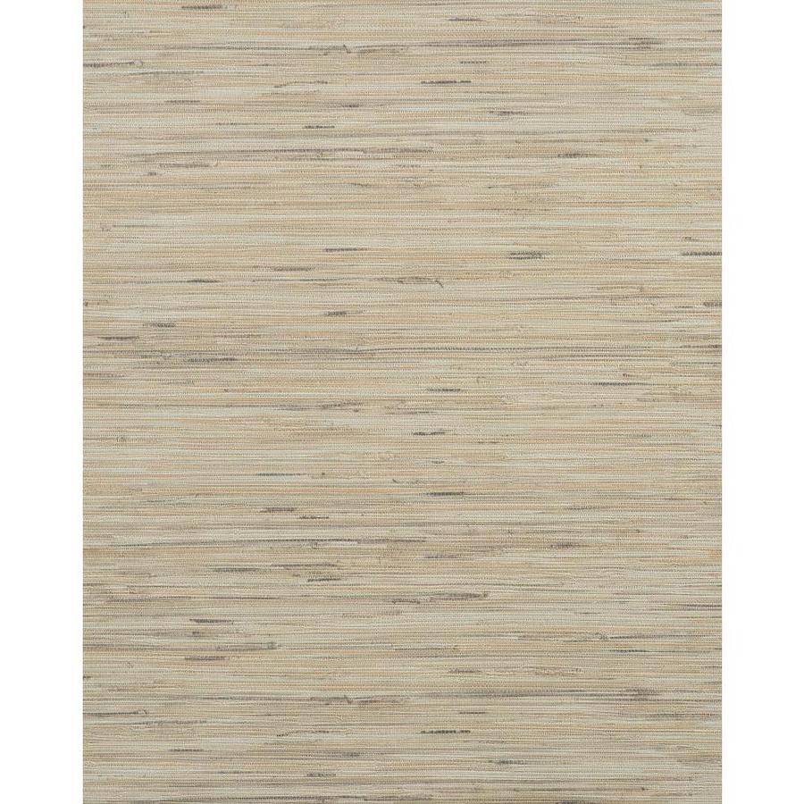 York Wallcoverings Modern Rustic Light Brown and Blue Vinyl Textured