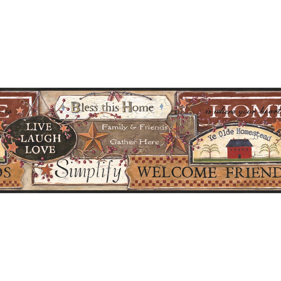York Wallcoverings PC3974BD Prepasted Wallpaper Border