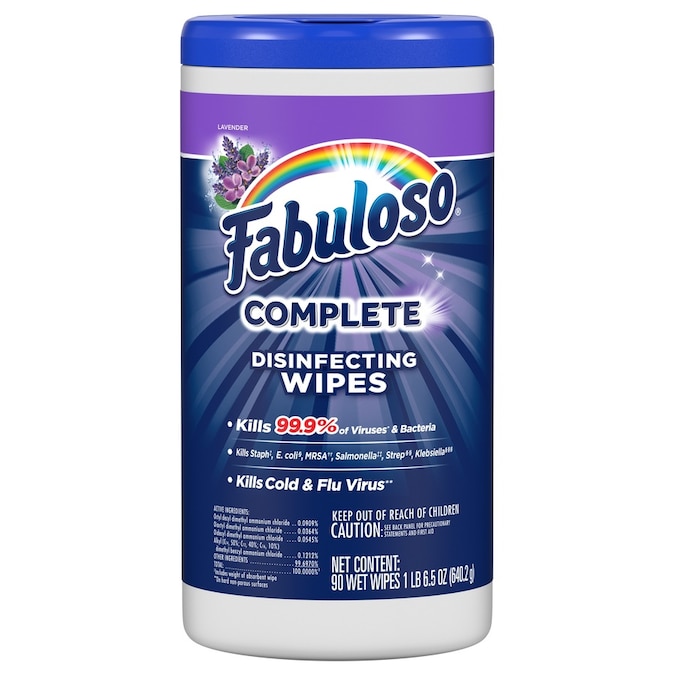 Fabuloso 90 Count Lavender Disinfectant All Purpose Cleaner In The All Purpose Cleaners Department At Lowes Com