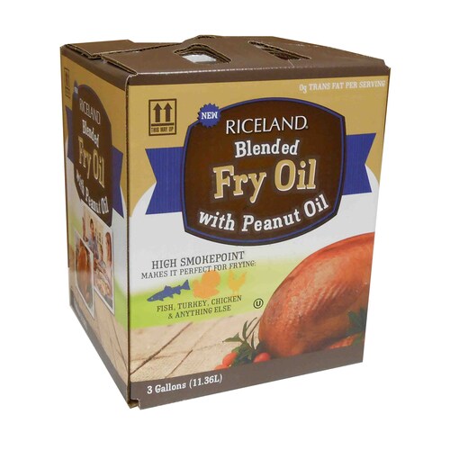 Riceland 3Gallon Peanut And Soybean Oil Blend in the Frying & Cooking