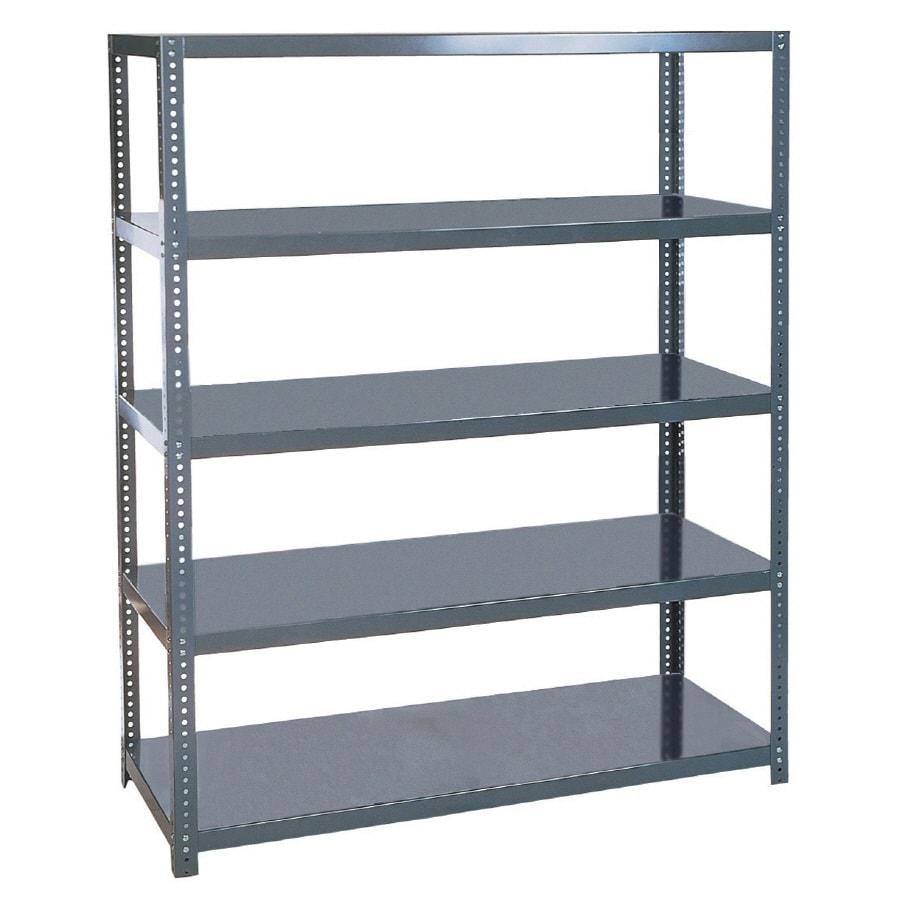 Shop edsal 96-in H x 72-in W x 24-in D 5-Tier Steel ...