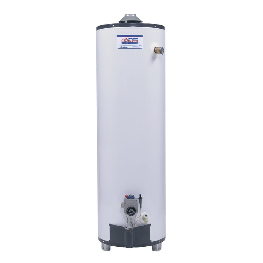 U.S. Craftmaster 40Gallon 6Year Residential Tall Liquid Propane Water