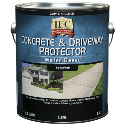 H&C Clear Transparent Concrete Sealer (Gallon) in the ...