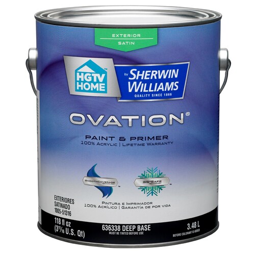 HGTV HOME by Sherwin-Williams Ovation Tintable Satin Latex ...