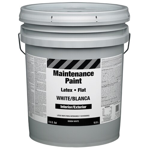 Property Advantage Flat Maintenance 5g I E White Latex Paint Actual Net Contents 640 Fl Oz At Lowes Com