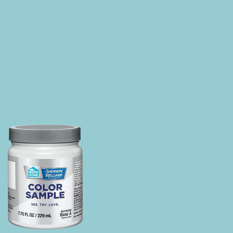 HGTV HOME by Sherwin-Williams HGSW1335 Breezy Aqua Interior Eggshell Paint Sample (Actual Net Contents: 31-fl oz)