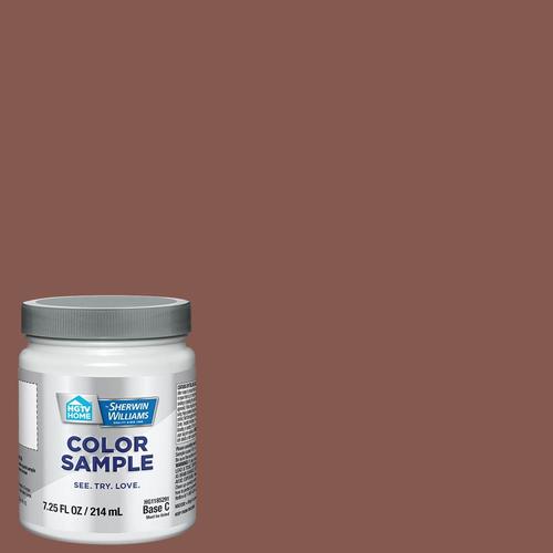 HGTV HOME by Sherwin-Williams Burnt Auburn Interior Paint Sample (Half ...