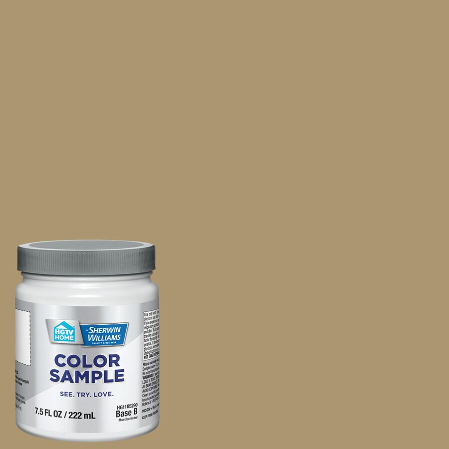 HGTV HOME by Sherwin-Williams HGSW3193 Burlap Interior Eggshell Paint Sample (Actual Net Contents: 29.5-fl oz)