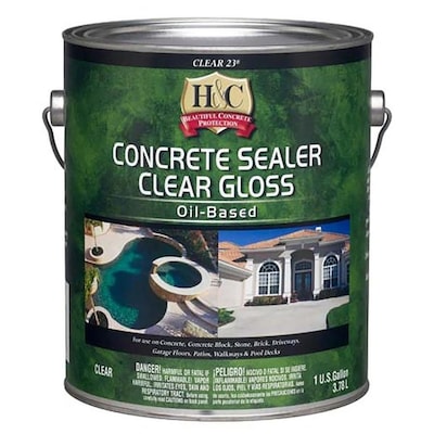 H C Clear Transparent Concrete Sealer Actual Net Contents 128 Fl