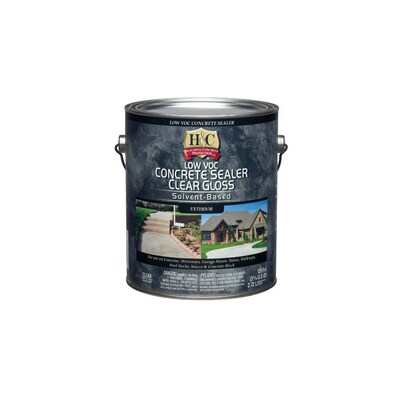 H C Gallon Clear Gloss Solvent Based Concrete Sealer At Lowes Com