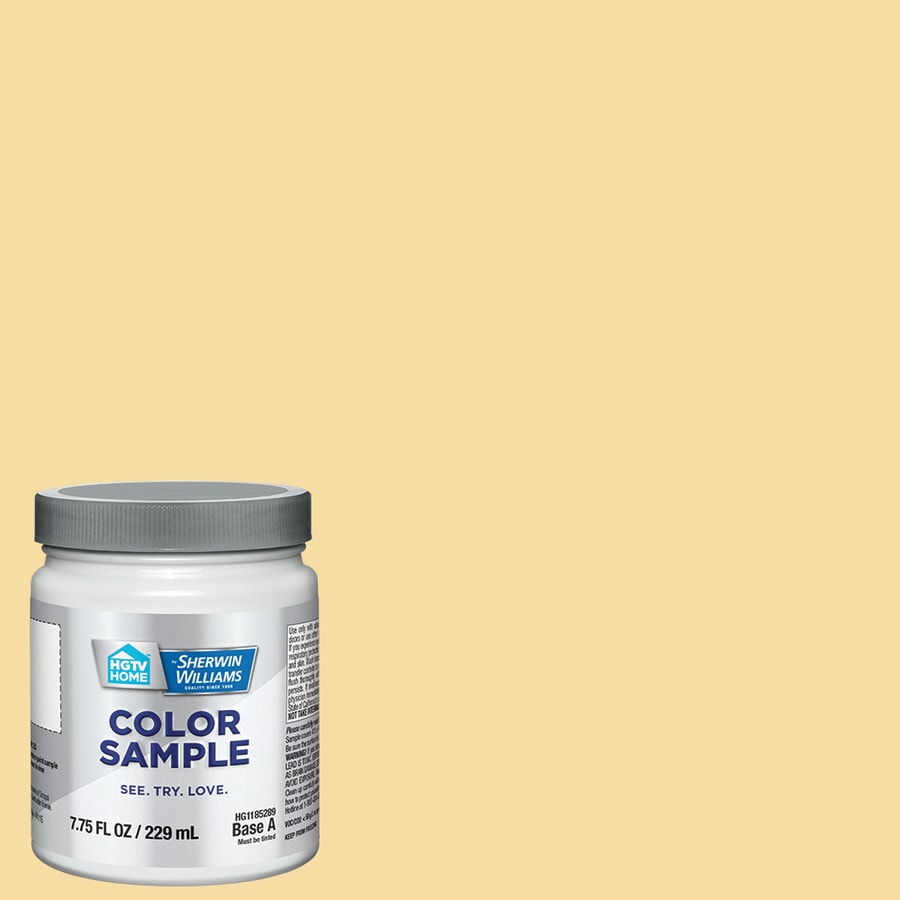 HGTV HOME by Sherwin-Williams HGSW1196 Butter Up Interior Paint Sample (Actual Net Contents: 8-fl oz)