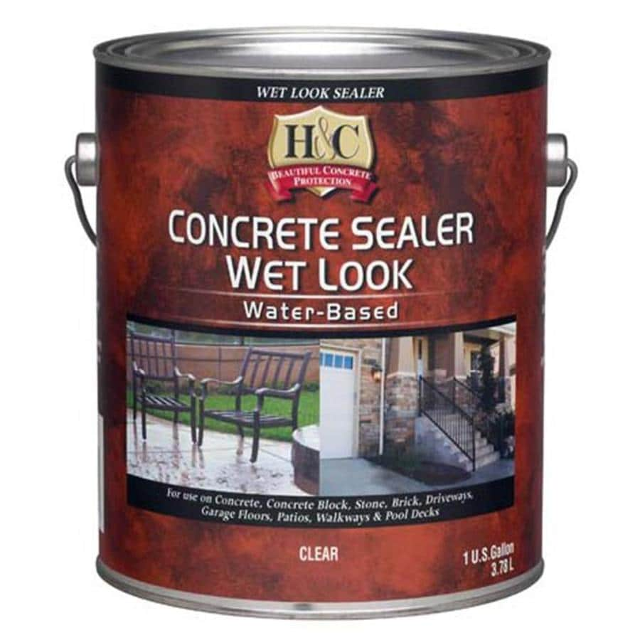 H&C Concrete Sealer Wet Look WaterBased (Actual Net Contents 128fl