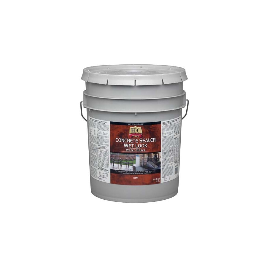 H&C Concrete Sealer Wet Look Solvent-based Clear High Gloss - H&C DIY