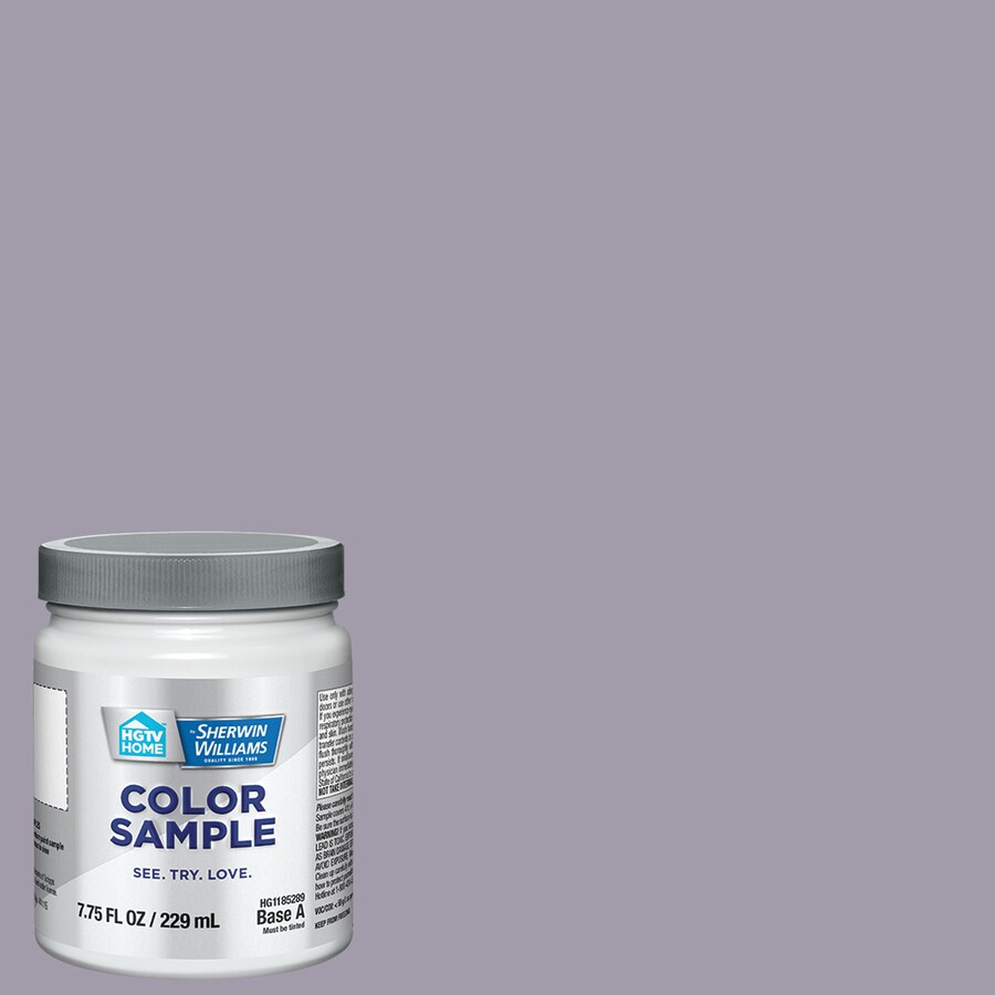 HGTV HOME by Sherwin-Williams HGSW2415 Ash Violet Interior Paint Sample (Actual Net Contents: 8-fl oz)