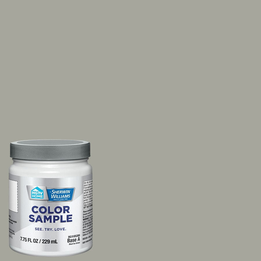HGTV HOME by Sherwin-Williams Rare Gray Interior Paint Sample (Actual Net  Contents: 8-fl oz) at