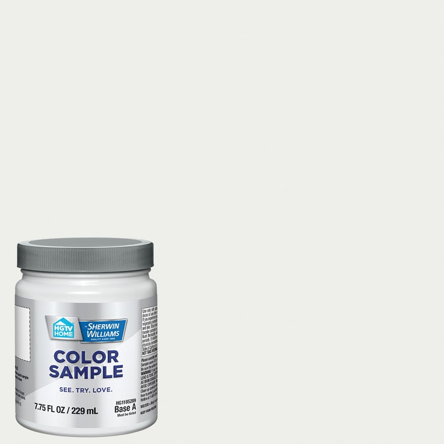 HGTV HOME by Sherwin-Williams HGSW4005 Extra White Interior Paint Sample (Actual Net Contents: 8-fl oz)