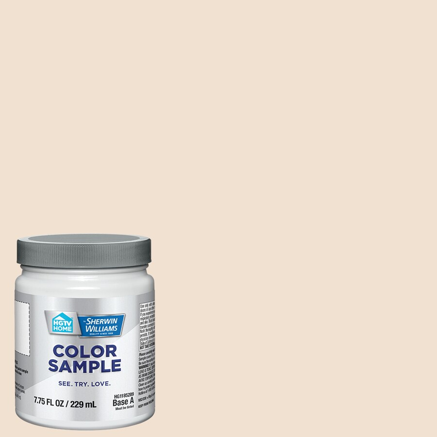 HGTV HOME by SherwinWilliams Choice Cream Interior Paint Sample (Half