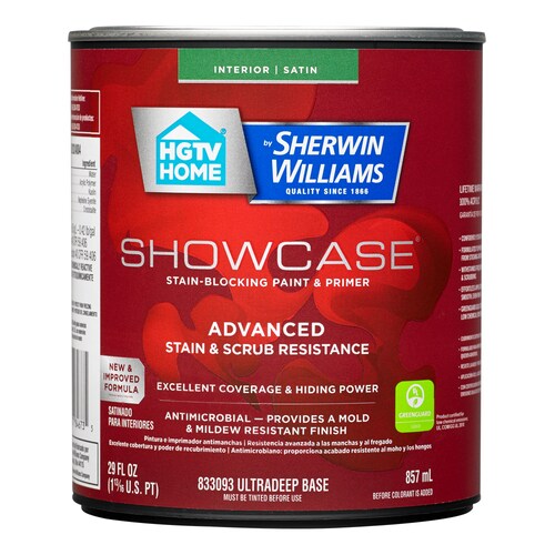 HGTV HOME by SherwinWilliams Showcase Ultra Deep Satin Tintable