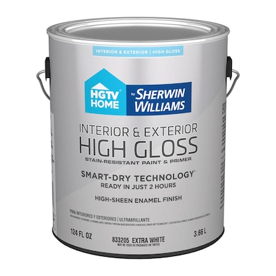 Hgtv Home By Sherwin Williams Extra White Water Based Door And