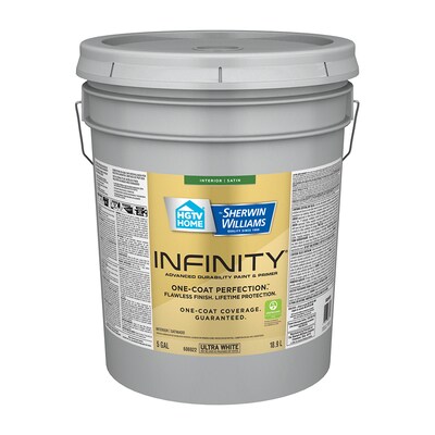 HGTV HOME by Sherwin-Williams Infinity Satin Latex Tintable Paint (Actual Net Contents: 640-fl oz)