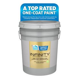 Interior Paint At Lowes Hgtv Home By Sherwin Williams Infinity Satin Latex Paint Actual Net Contents 640