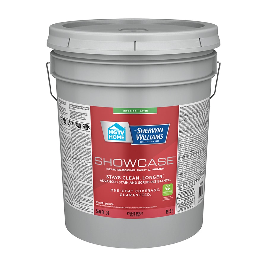 Hgtv Home By Sherwin Williams Showcase Satin Base C Latex Paint Hgtv Home By Sherwin Williams Showcase Satin Base C Latex Paint Actual Net Contents 550 Fl Oz