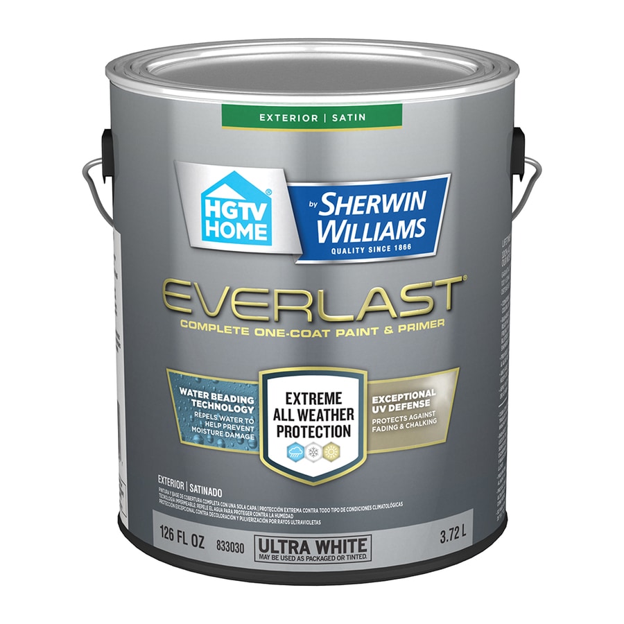 HGTV HOME by SherwinWilliams Everlast Satin Exterior Tintable Paint (1