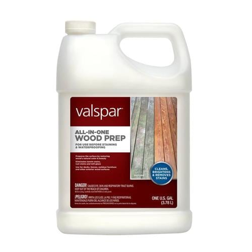 Valspar 128fl oz Biodegradable AllInOne Wood Prep Deck Cleaner at