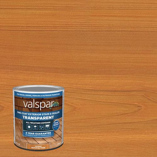 Valspar Pre-Tinted Cedar Naturaltone Transparent Exterior ...