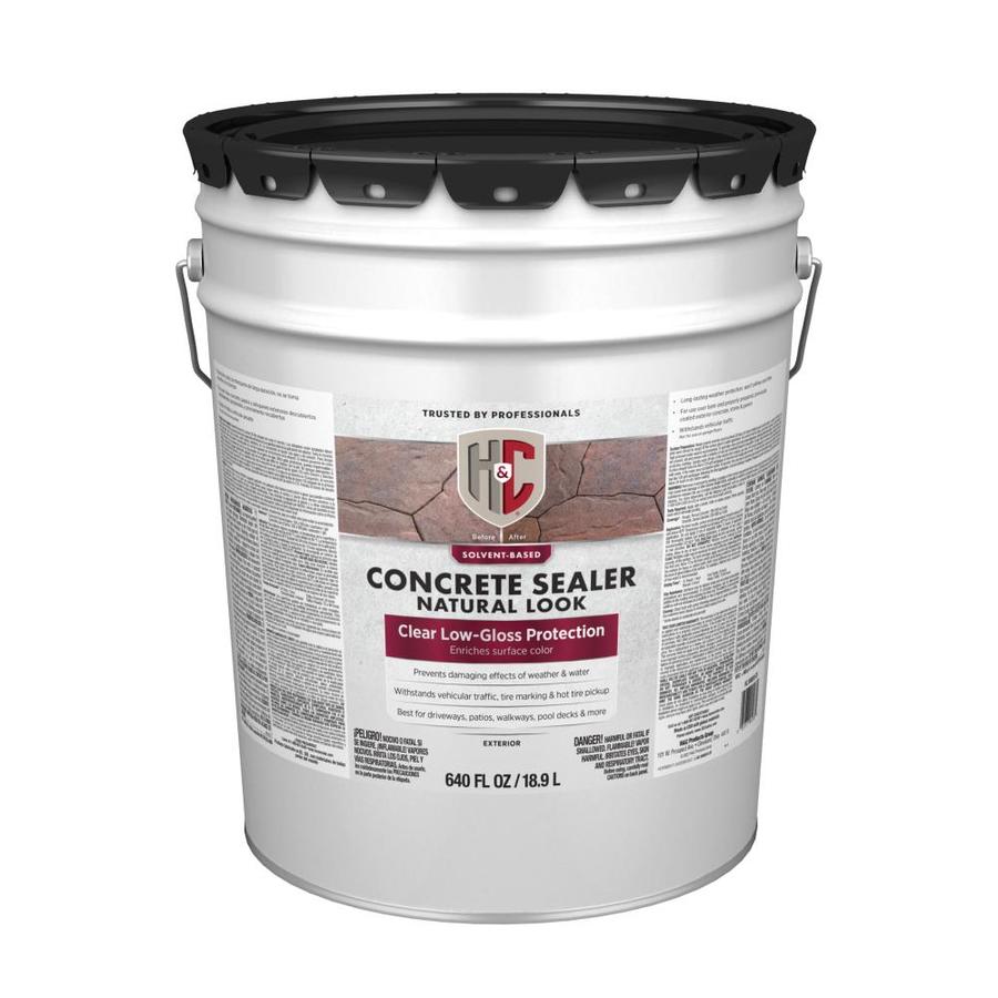 H&C 640OZ H+C NATURAL LOOK SEALER in the Concrete Stains & Sealers department at