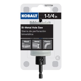 Kobalt 1-1/4-in Bi-Metal Arbored Hole Saw