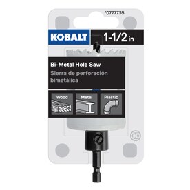 Kobalt 1-1/2-in Bi-Metal Arbored Hole Saw