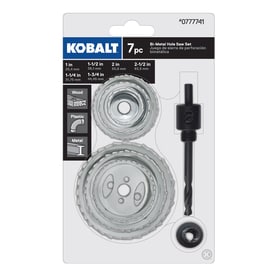 Kobalt 7-Pack Set Bi-metal Arbored Hole Saw