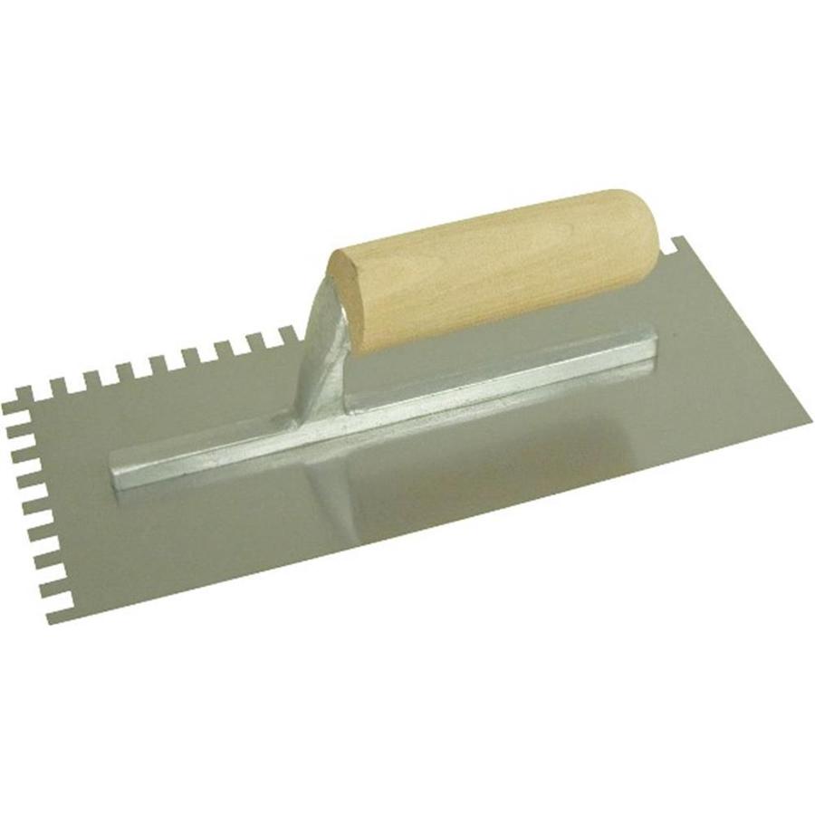 Marshalltown 11in Ground steel Square notch Ceramic Flooring Trowel in the Flooring Trowels