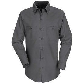 Men's Long Sleeve Industrial Work Shirt