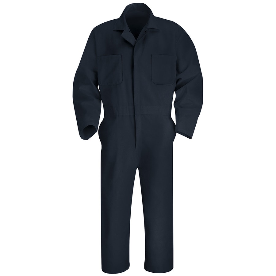 Red Kap 46 Men's Navy Long Sleeve Coveralls in the Coveralls & Overalls ...