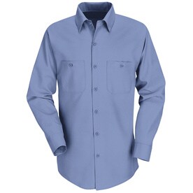 Red Kap Mens Long Sleeve Industrial Work Shirt