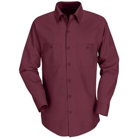 Red Kap Mens Long Sleeve Industrial Work Shirt