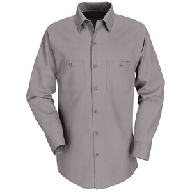 Red Kap Mens Long Sleeve Industrial Work Shirt