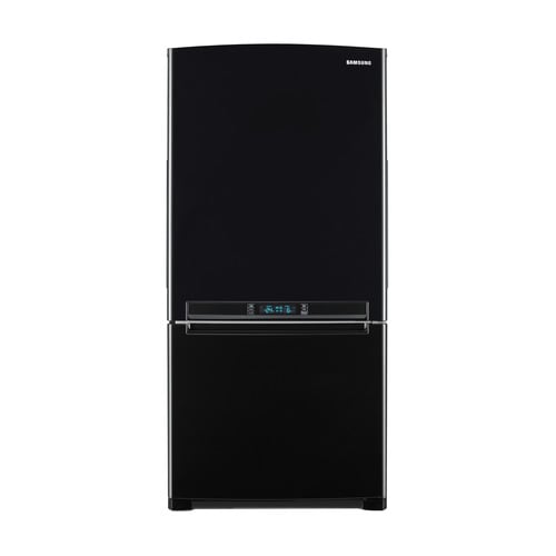 Samsung 20.5 cu ft Bottom Freezer Refrigerator (Black) ENERGY STAR at