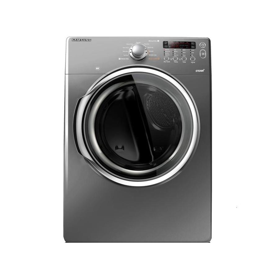 Samsung 7.3cu ft Stackable Steam Cycle Electric Dryer (Platinum) in the Electric Dryers