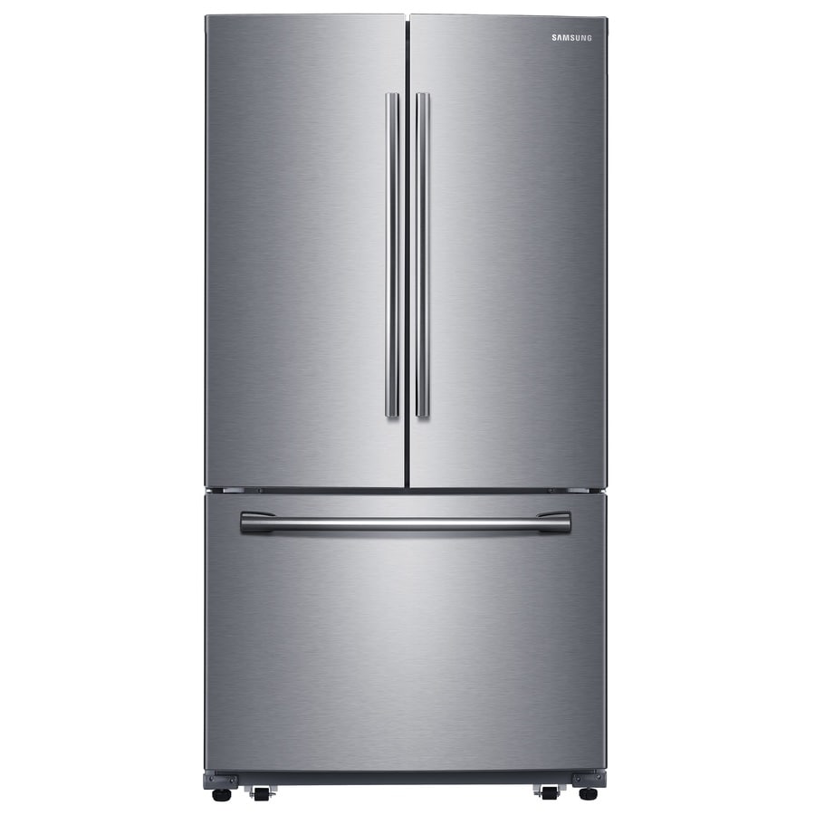 25 5 Cu Ft French Door Refrigerator With Ice Maker Stainless Steel Energy Star