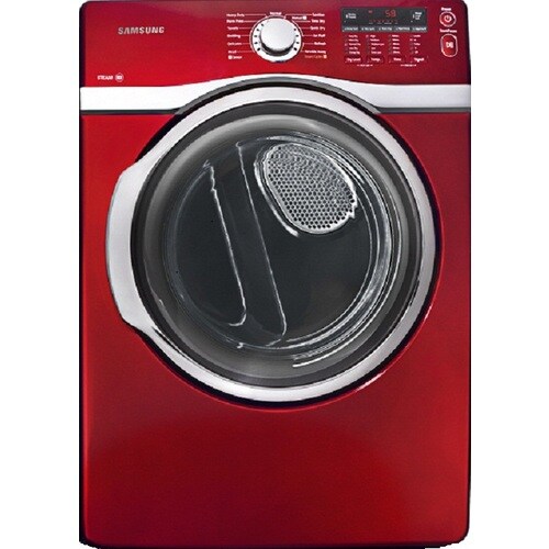 Samsung 74 Cu Ft Electric Dryer Red In The Electric Dryers