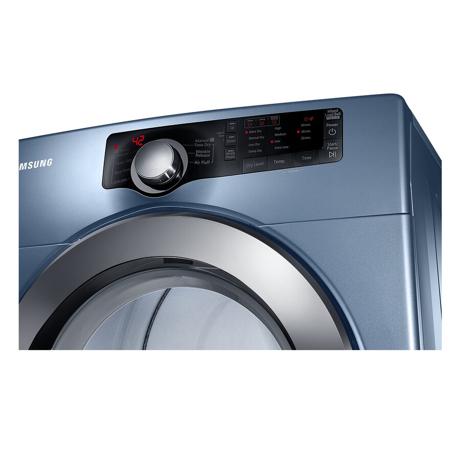 Samsung SAWADREBL23 Side-by-Side on Pedestals Washer & Dryer Set with Front  Load Washer and Electric Dryer in Blue