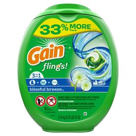 Gain Flings Laundry Detergent Pacs - Blissful Breeze - 96ct
